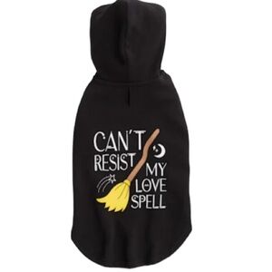 NWT Bootique Love Spell Dog Hoodie L